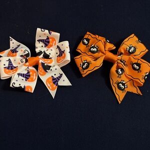 Halloween Themed Hair Bows